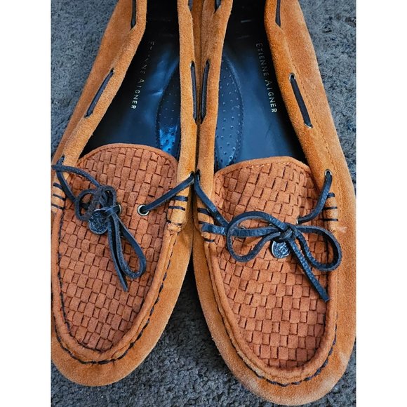 Etienne Aigner loafers Suede Tan size‎ 11M (B1609L3600) - Picture 6 of 12